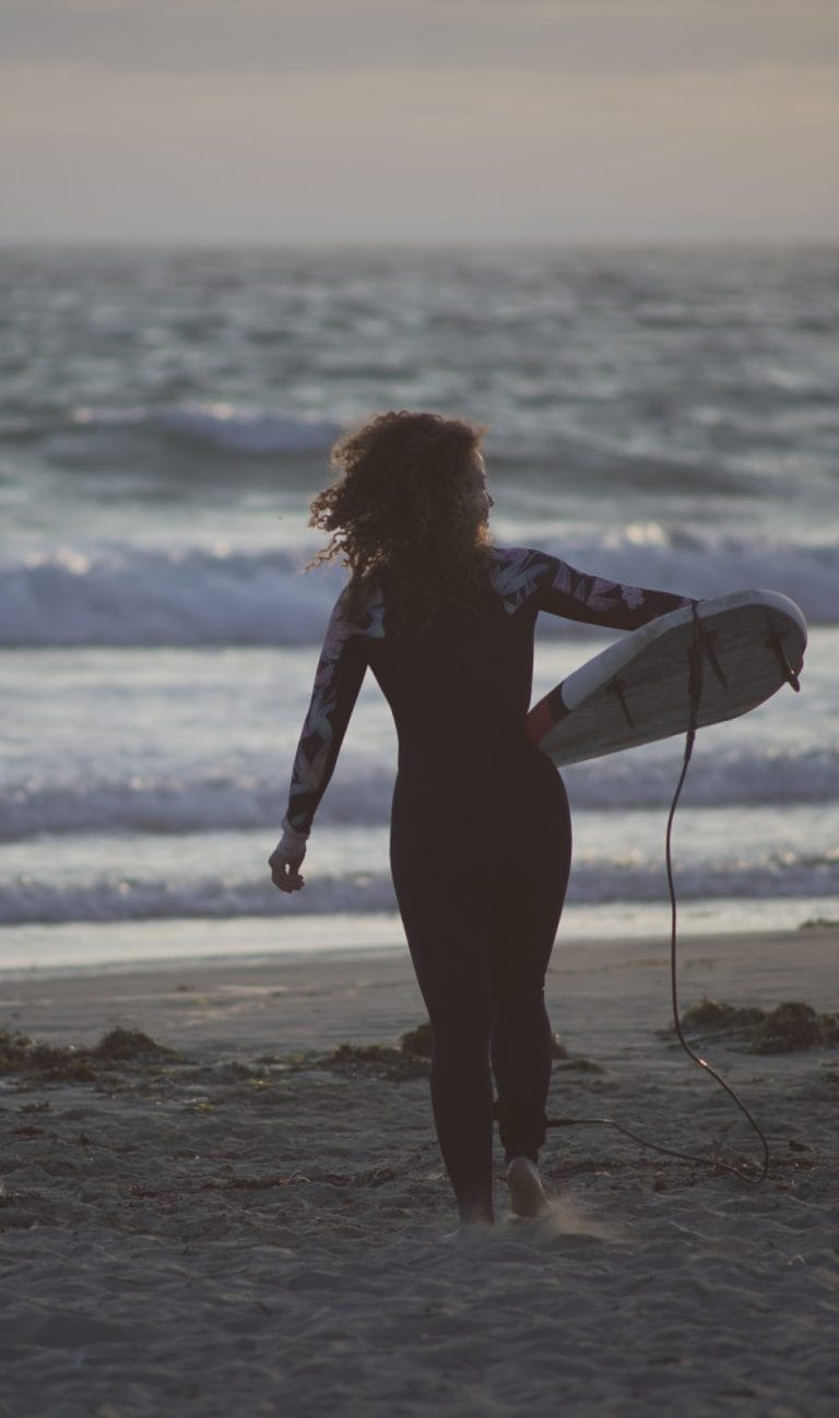 Surfeuse à pieds