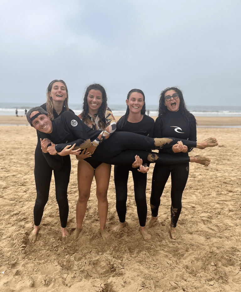 Surfcamp sur la plage